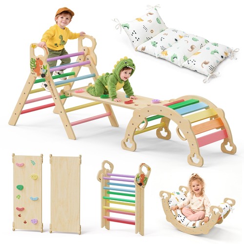Bluewood pikler triangle - triangle, set
