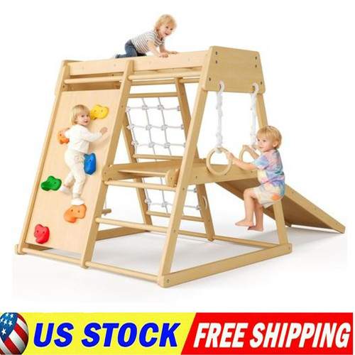 Kids wooden climber - 6-in-1,