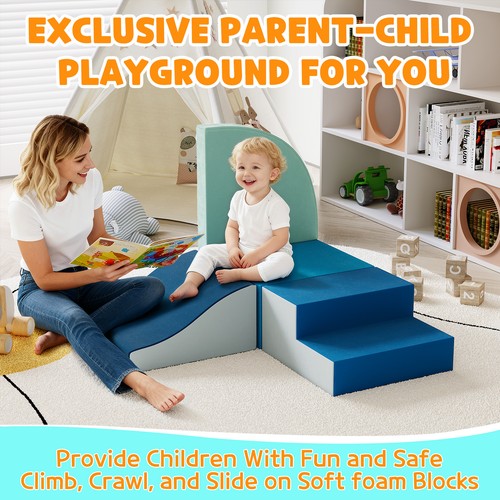 Toddler climbing blocks - toddler,