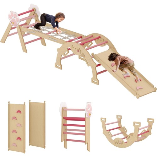 Durable wood toddler jungle - wood,