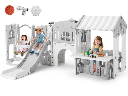Toddler slide swing - in,